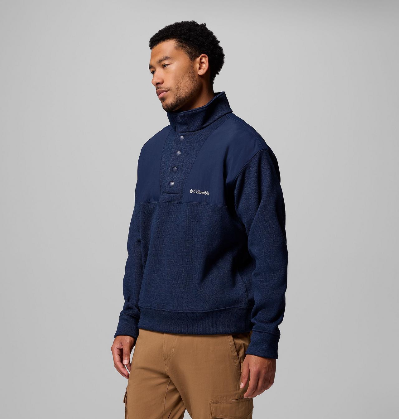 Men's Sweater Weather™ Relaxed Fit Half Snap Pullover 4