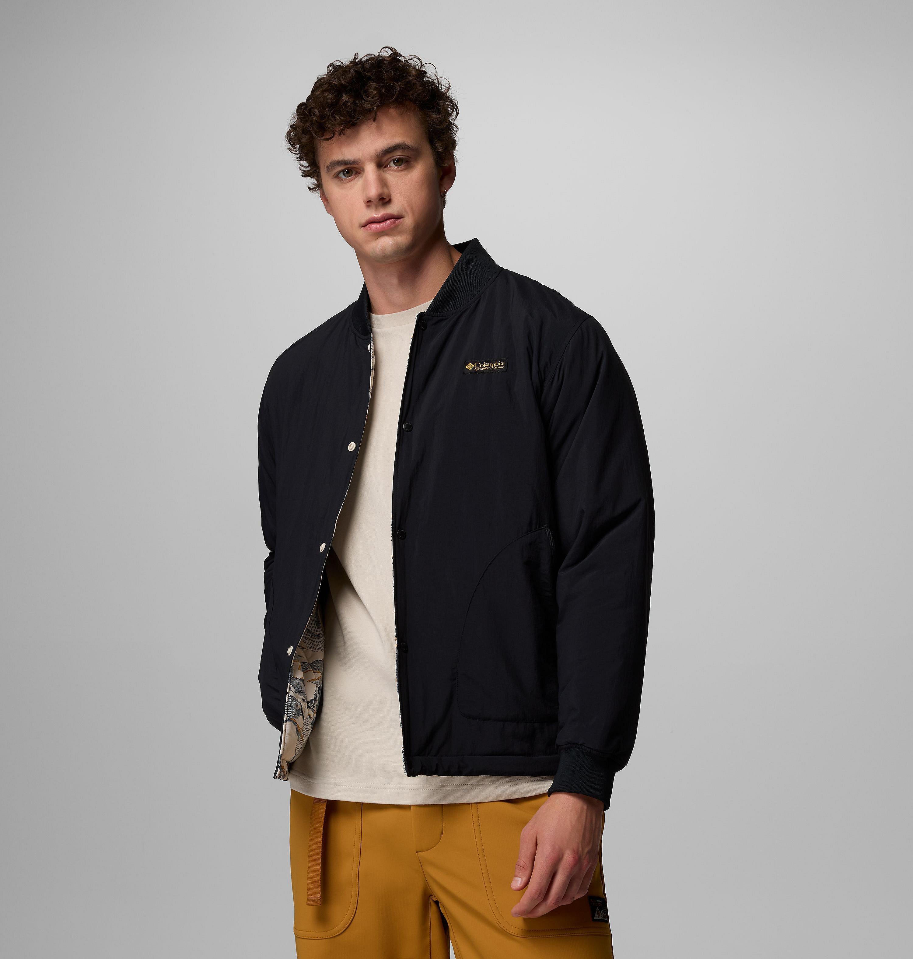 Men's High Cascades Interchange Reversible Bomber Jacket 6