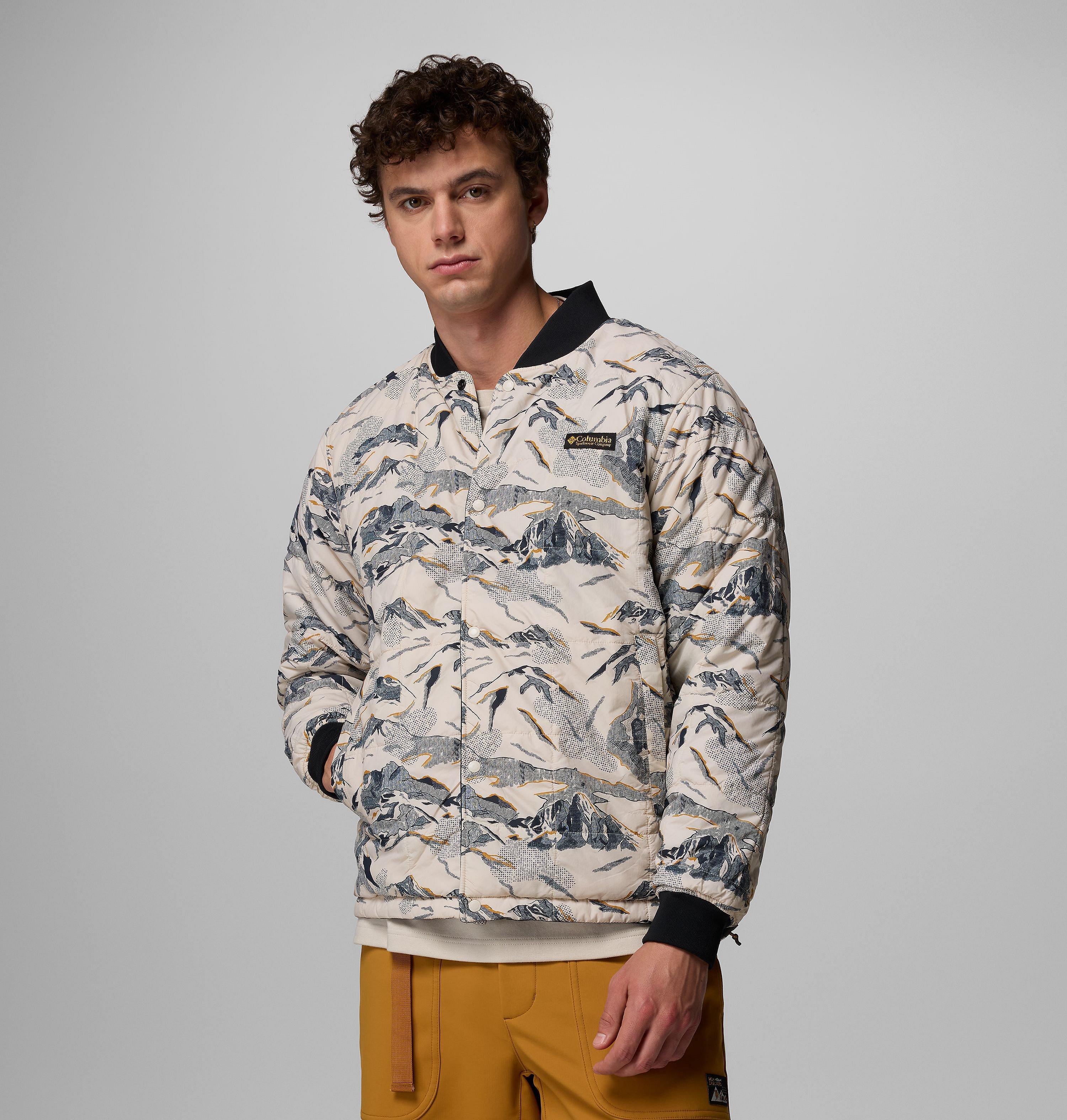 Men's High Cascades Interchange Reversible Bomber Jacket 8