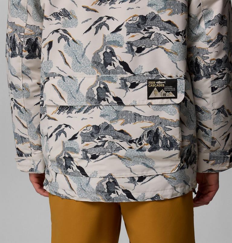 Men's High Cascades 3-in-1 Reversible Bomber Jacket, Color: Dark Stone Skylines, image 14