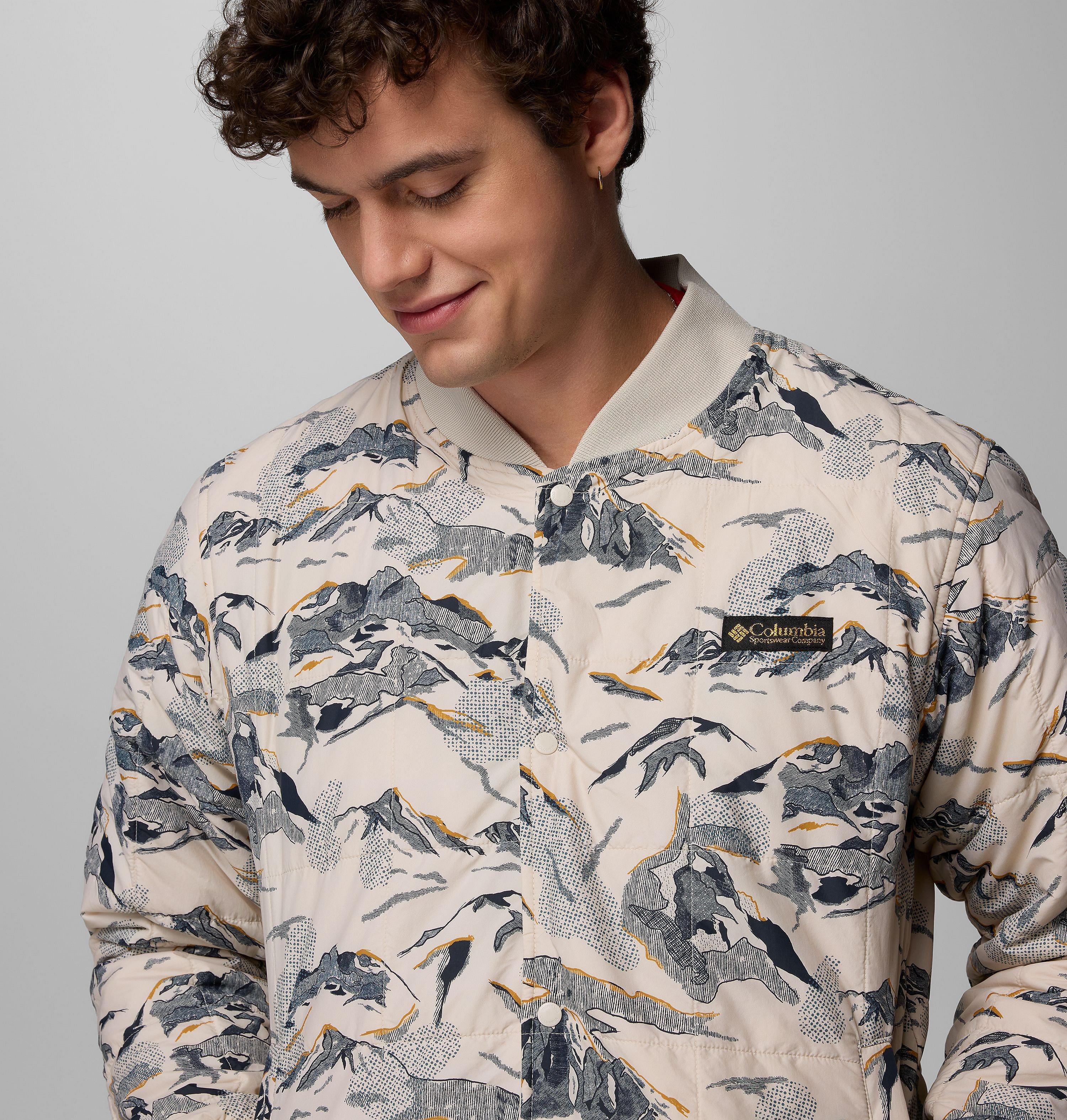 Men's High Cascades Interchange Reversible Bomber Jacket 20