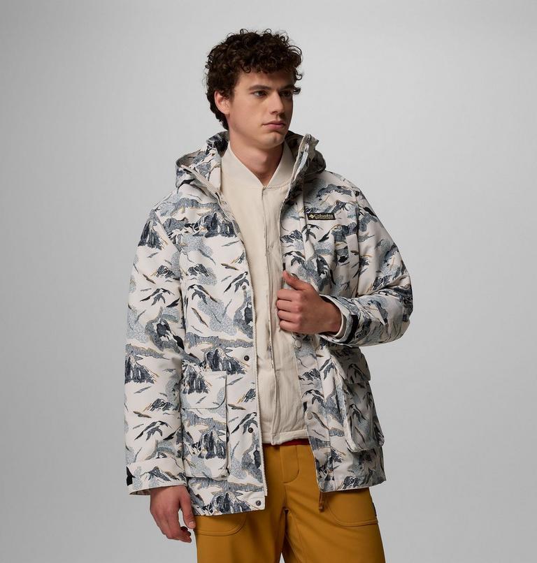 Men's High Cascades 3-in-1 Reversible Bomber Jacket, Color: Dark Stone Skylines, image 5