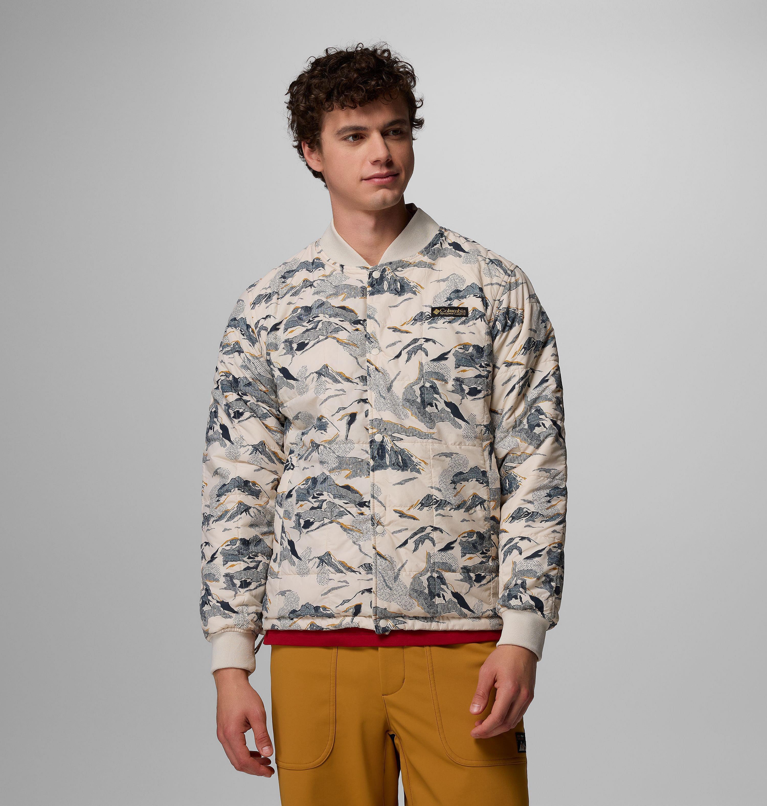 Men's High Cascades Interchange Reversible Bomber Jacket 8