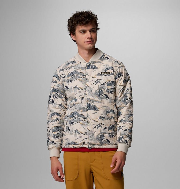 Men's High Cascades 3-in-1 Reversible Bomber Jacket, Color: Dark Stone Skylines, image 8