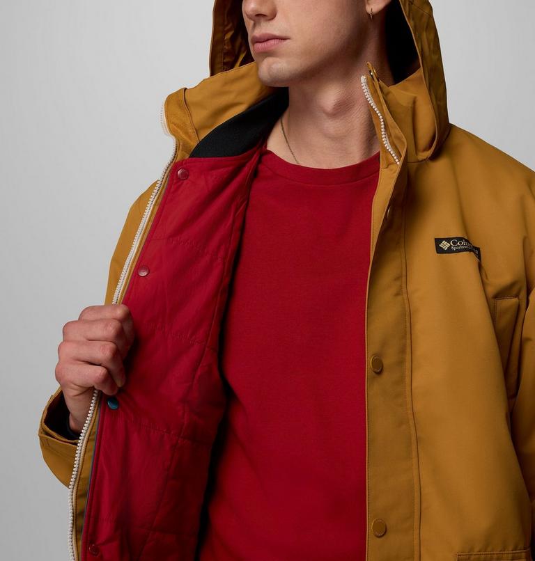 Men's High Cascades Interchange Reversible Bomber Jacket, Color: Maple Sugar, image 15