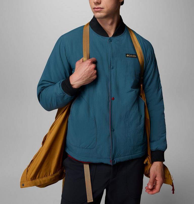 Men's High Cascades Interchange Reversible Bomber Jacket, Color: Maple Sugar, image 20