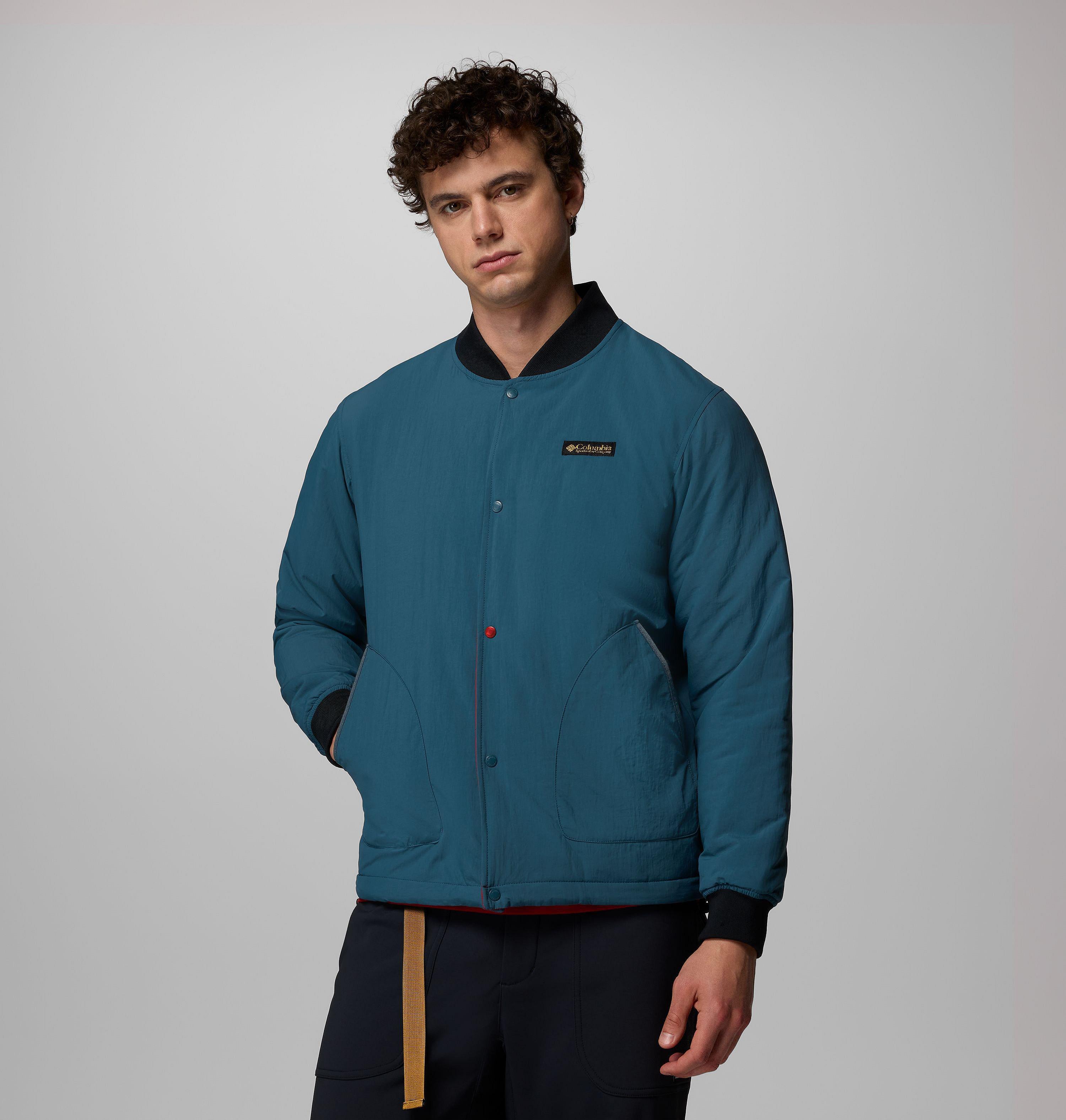 Men's High Cascades Interchange Reversible Bomber Jacket 6