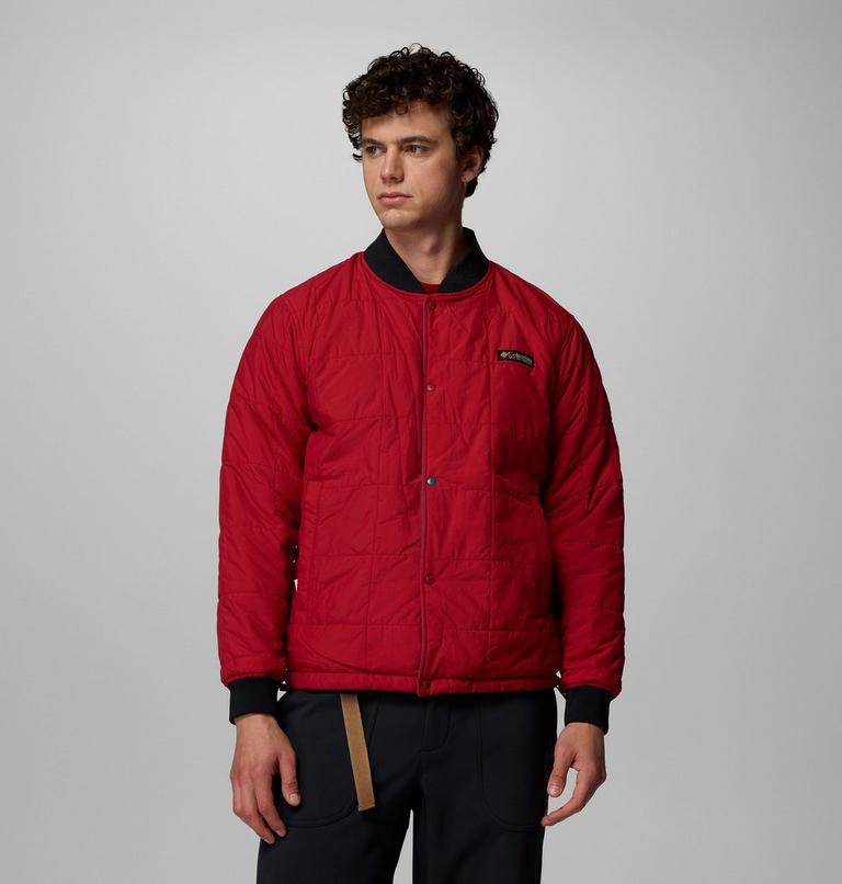 Men's High Cascades Interchange Reversible Bomber Jacket, Color: Maple Sugar, image 8