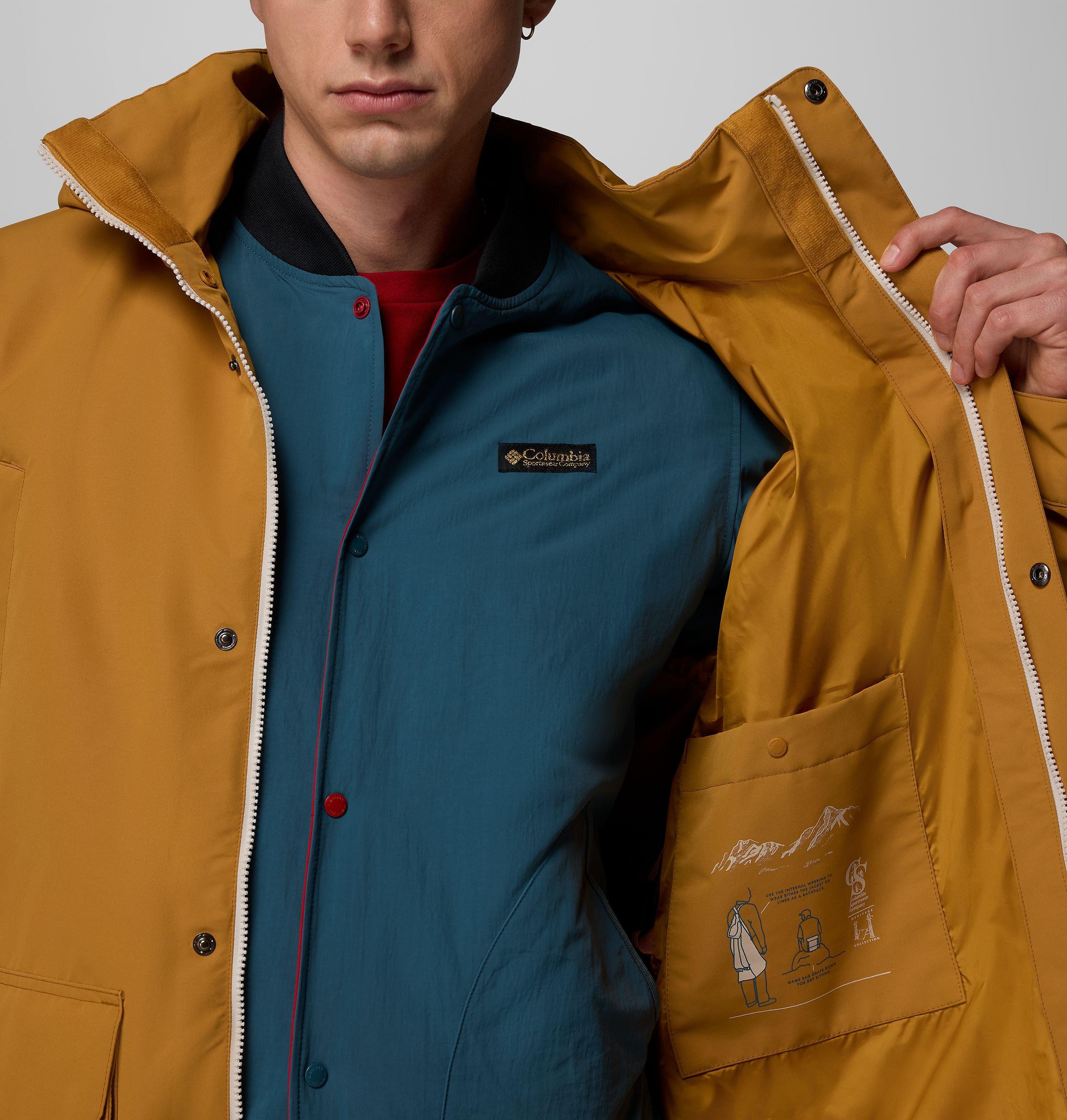 Men's High Cascades Interchange Reversible Bomber Jacket 10
