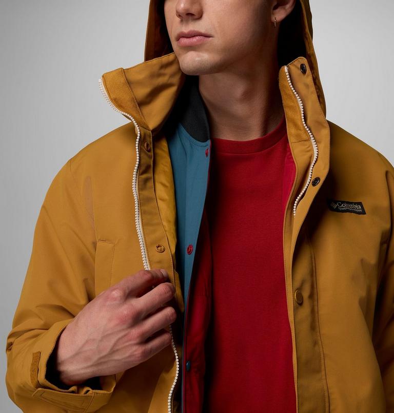 Men's High Cascades Interchange Reversible Bomber Jacket, Color: Maple Sugar, image 11