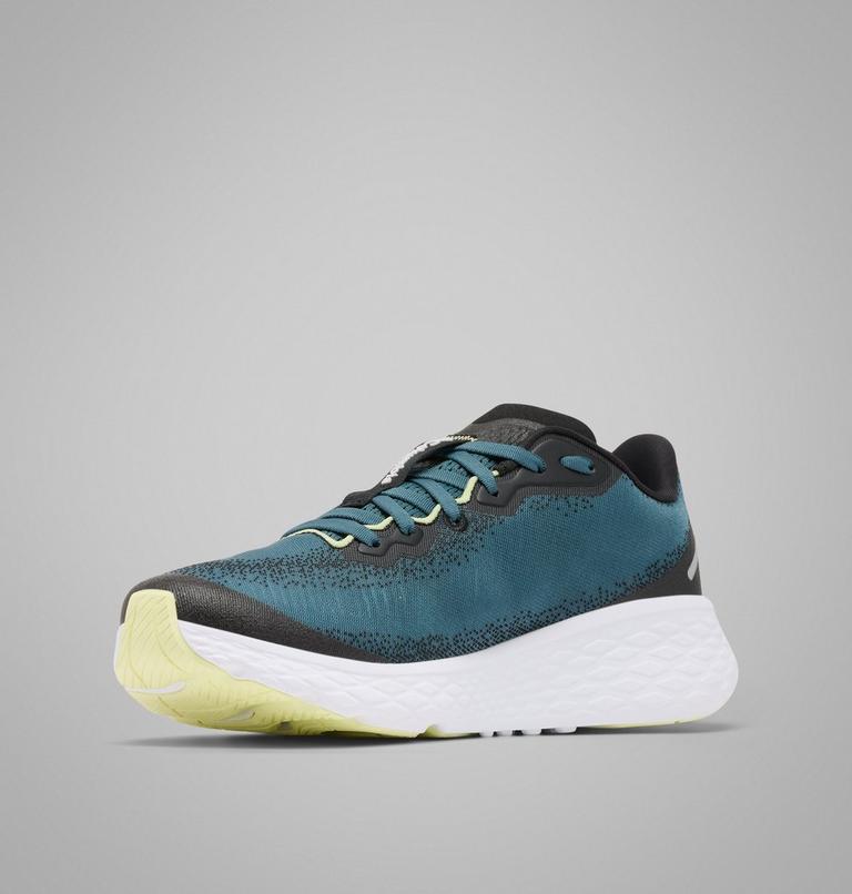 Men's Konos Featherweight Running Shoe, Color: Everblue, Citron Haze, image 7