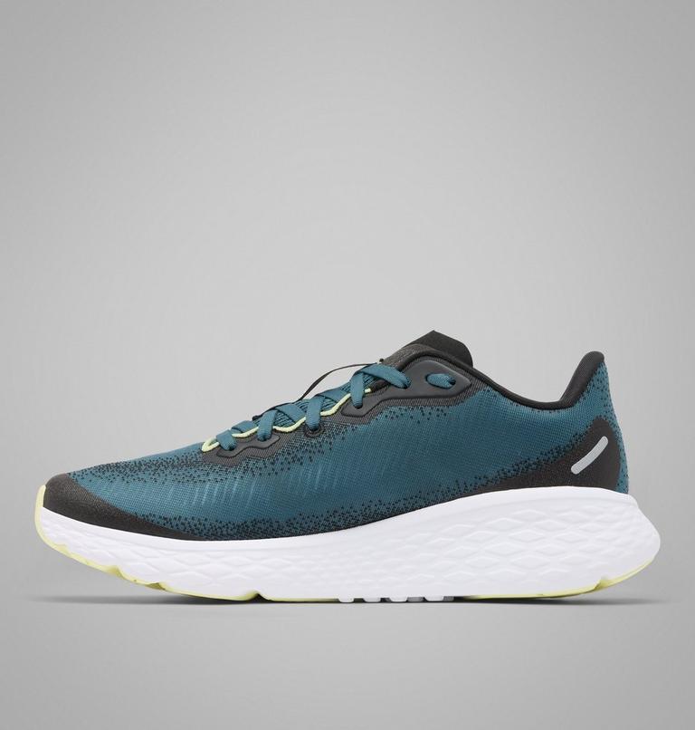 Men's Konos Featherweight Running Shoe, Color: Everblue, Citron Haze, image 6