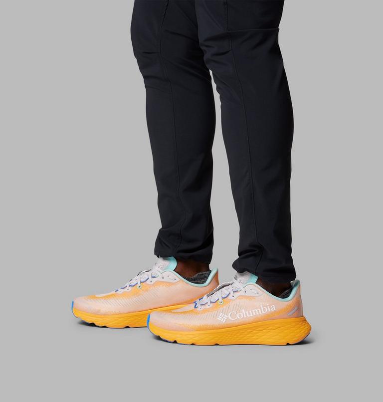 Zapatillas para correr Konos Featherweight para hombre, Color: Mango, Stormy Blue, image 12