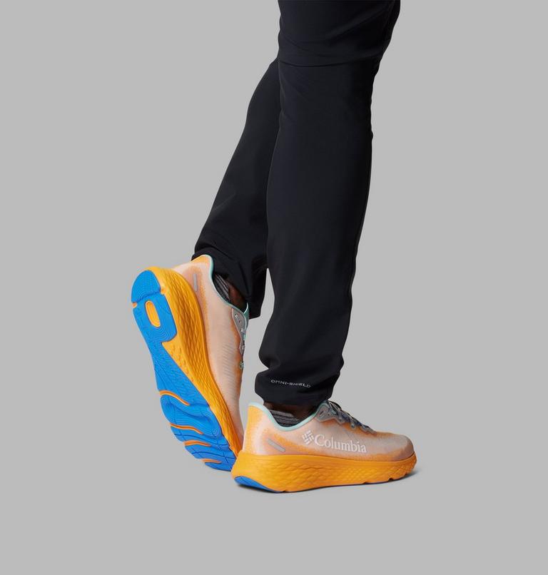 Zapatillas para correr Konos Featherweight para hombre, Color: Mango, Stormy Blue, image 14
