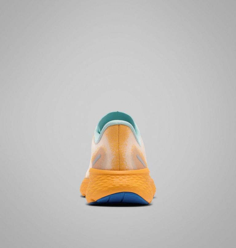 Men's Konos Featherweight Running Shoe, Color: Mango, Stormy Blue, image 2