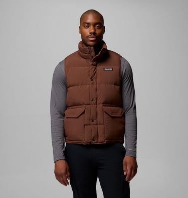Men's Wallowa Down Gilet, Color: Tobacco, image 1