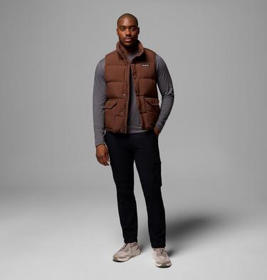 Men's Wallowa Down Gilet, Color: Tobacco, image 2