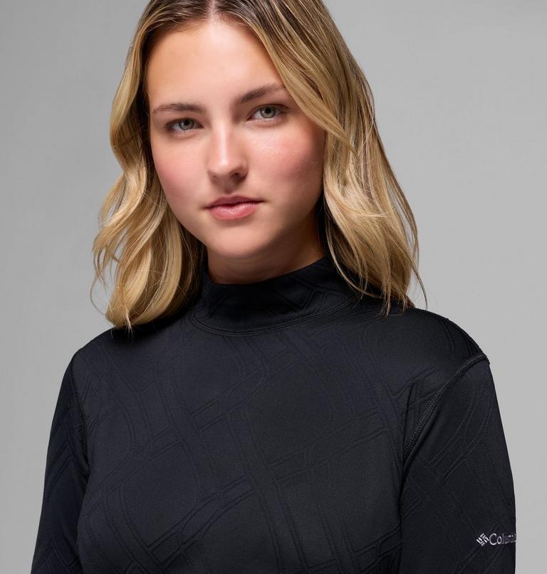 Camiseta de cuello alto y manga larga Granite Point para mujer, Color: Black, image 5