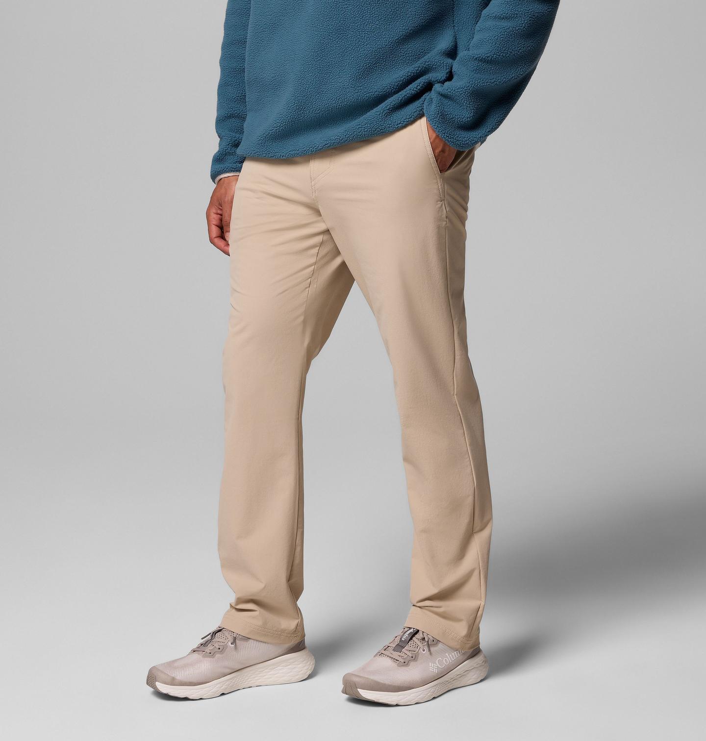 Мужские брюки Columbia ROC Tech Chino, цвет: Серо-бежевый — фото 4