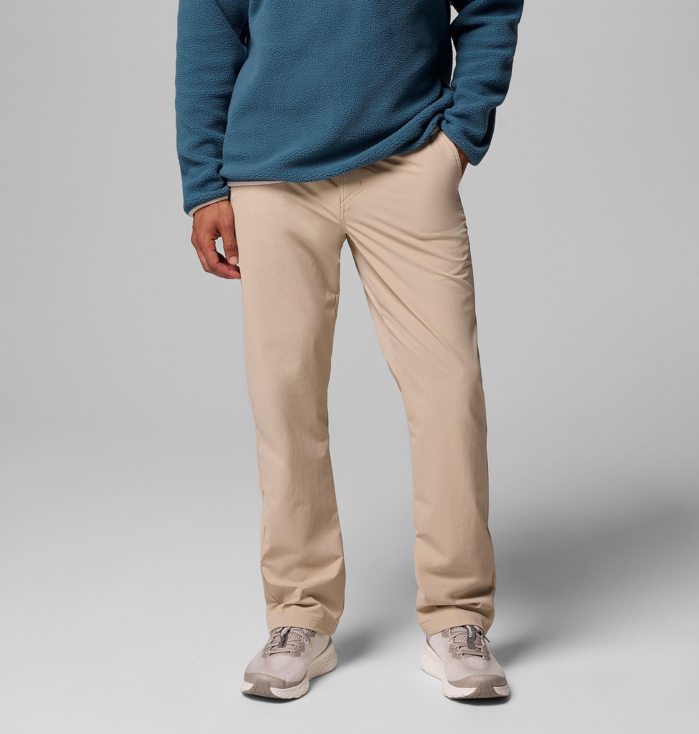 Мужские брюки Columbia ROC Tech Chino, цвет: Серо-бежевый — фото 1