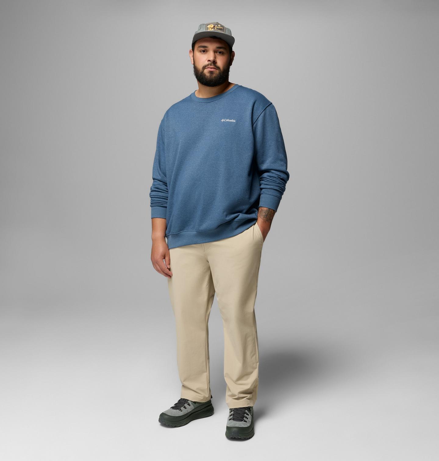 Мужские брюки Columbia ROC Tech Chino - Big, цвет: Серо-бежевый — фото 2