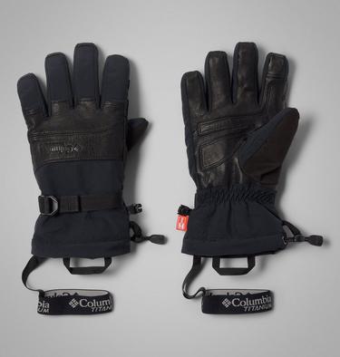 Men's Peak Pursuit II Waterproof Ski Gloves, Color: Black, image 1