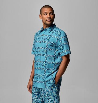 Chemise CSC X Disney PFG Super Slack Tide Homme, Color: Vintage Blue, image 4