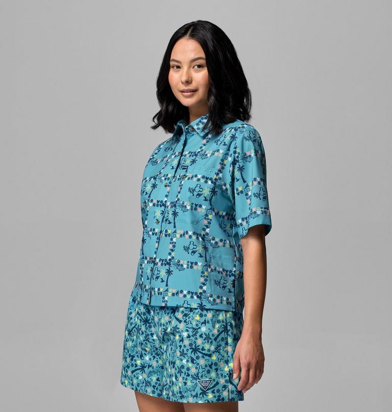 Chemise CSC x Disney PFG Super Slack Tide Femme, Color: Vintage Blue, image 4