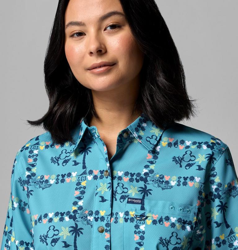 Chemise CSC x Disney PFG Super Slack Tide Femme, Color: Vintage Blue, image 5