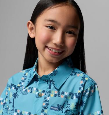 Chemise CSC X Disney PFG Super Slack Tide Junior, Color: Vintage Blue, image 4