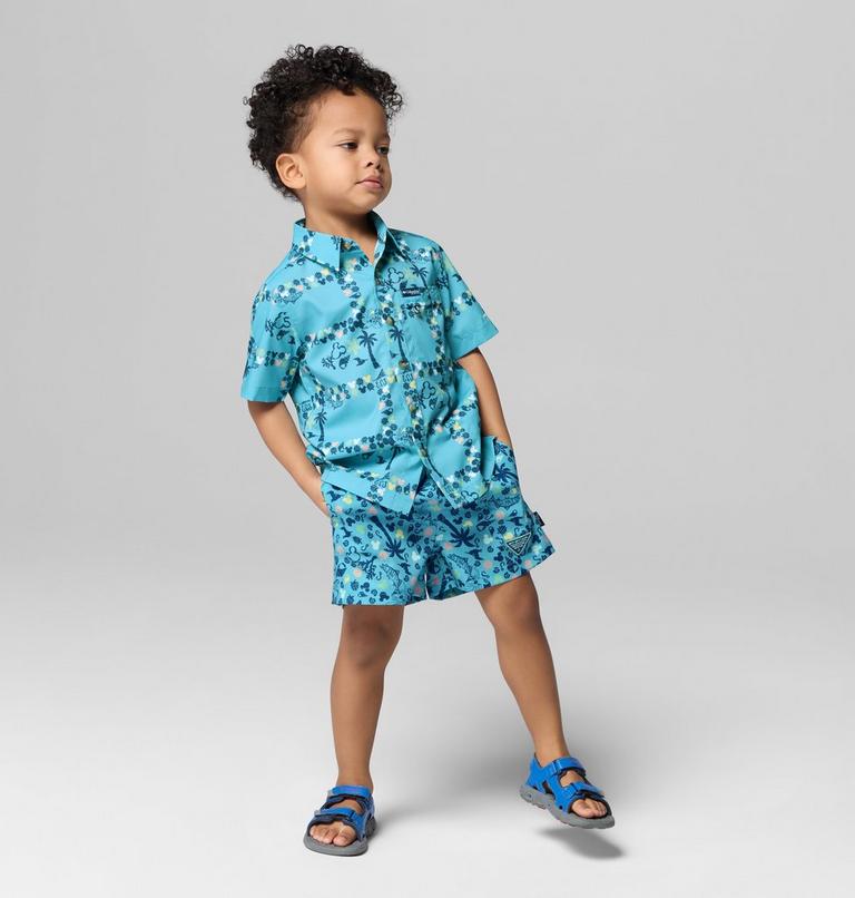 Toddler's CSC x Disney PFG Super Slack Tide Shirt, Color: Vintage Blue, image 1