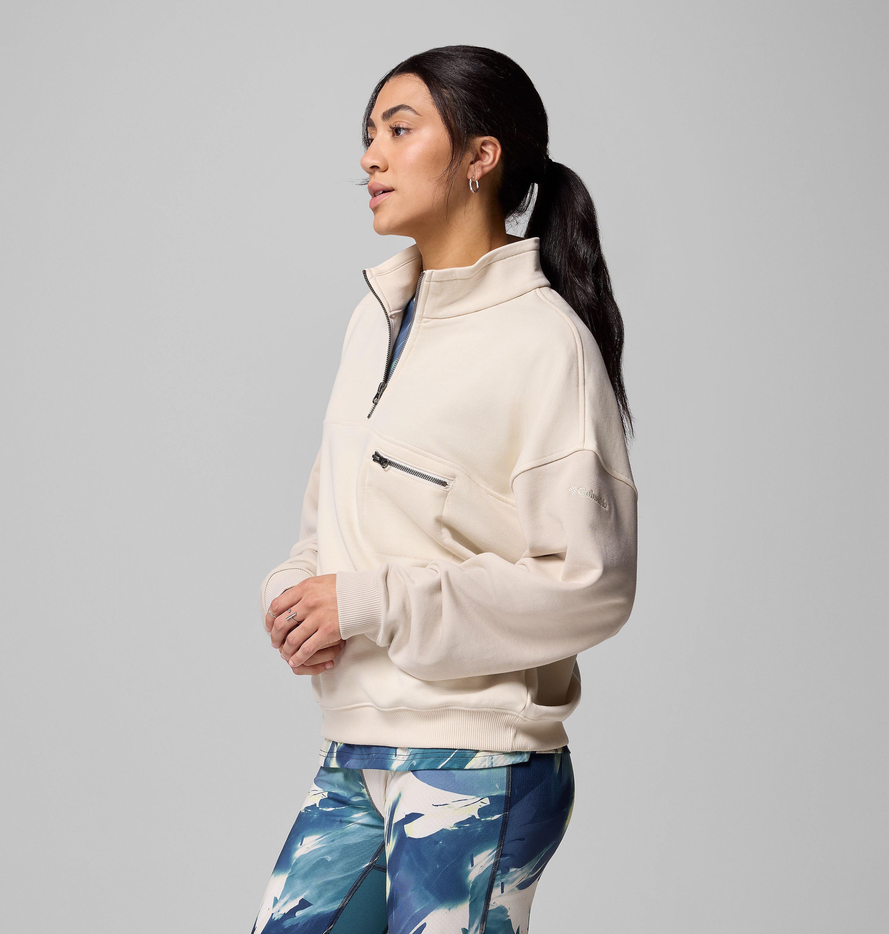 Chandail avec demi-fermeture éclair Bugasweat pour femme 4