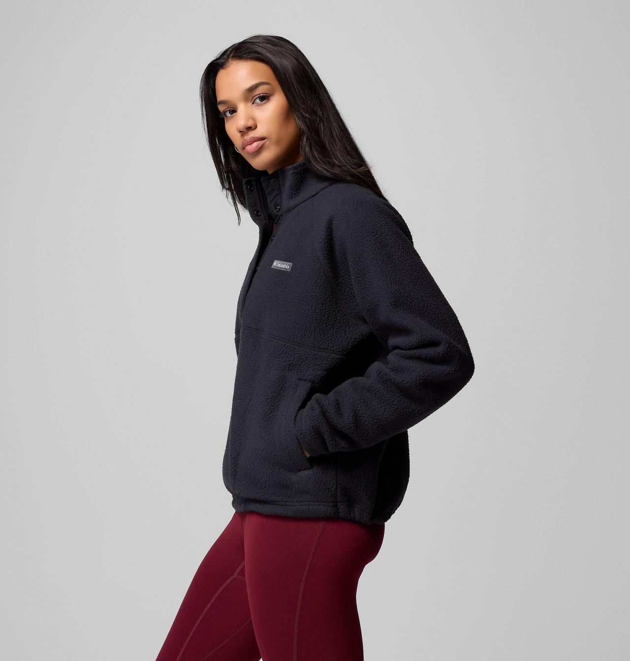 Women's Jasper Ridge™ Pebbled Fleece Half Snap