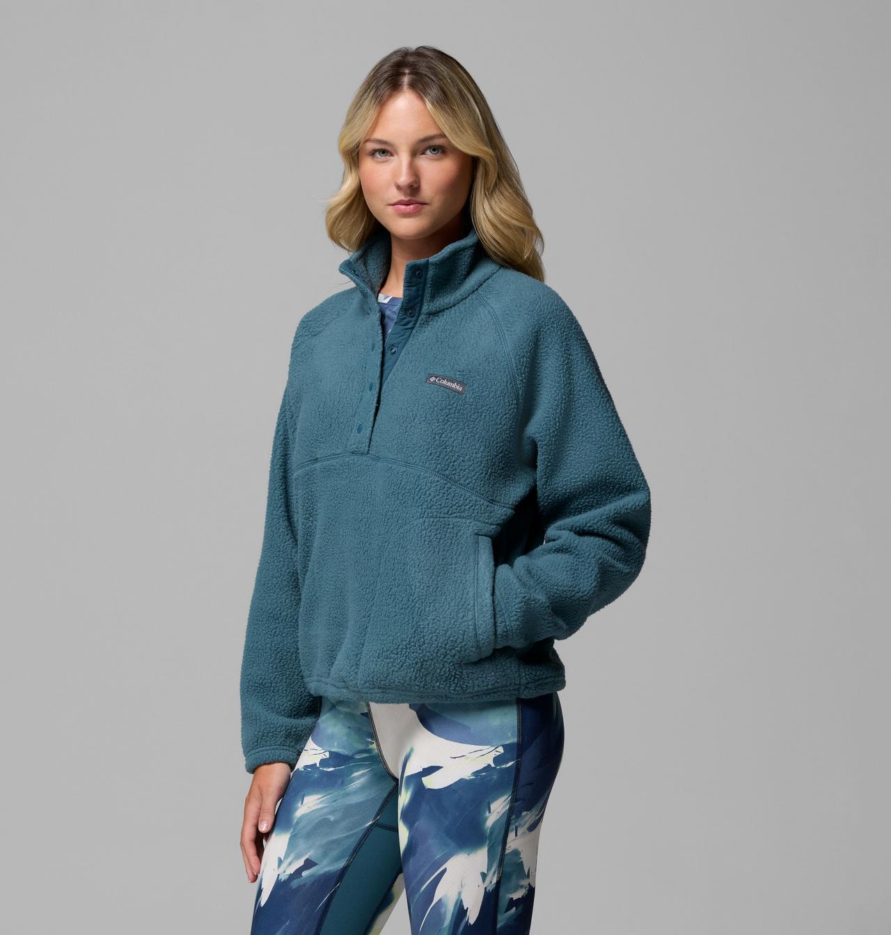 Women's Jasper Ridge™ Pebbled Fleece Half Snap | 429 | XL 4