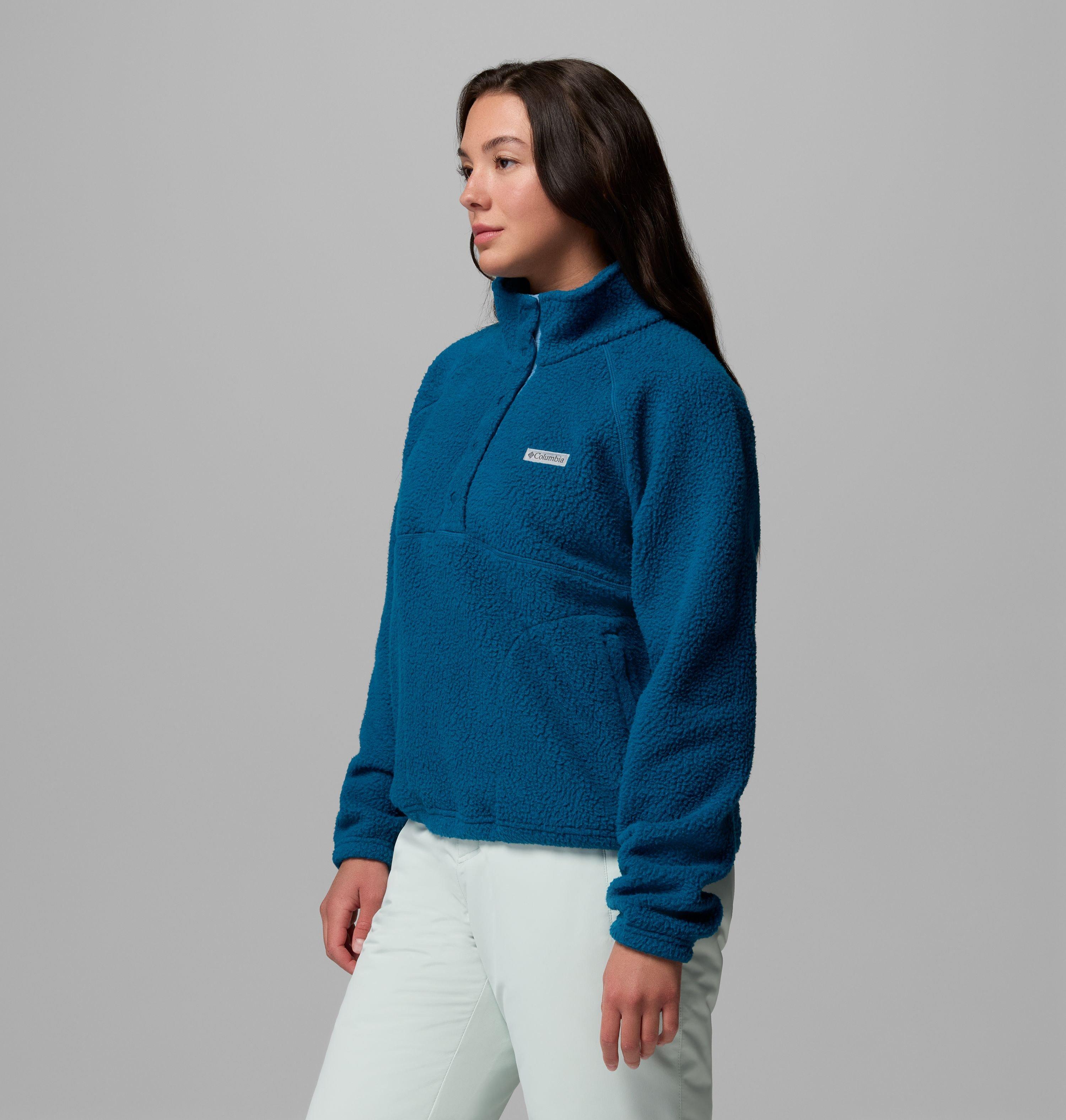 Women's Jasper Ridge Pebbled Fleece Half Snap | 442 | L 4
