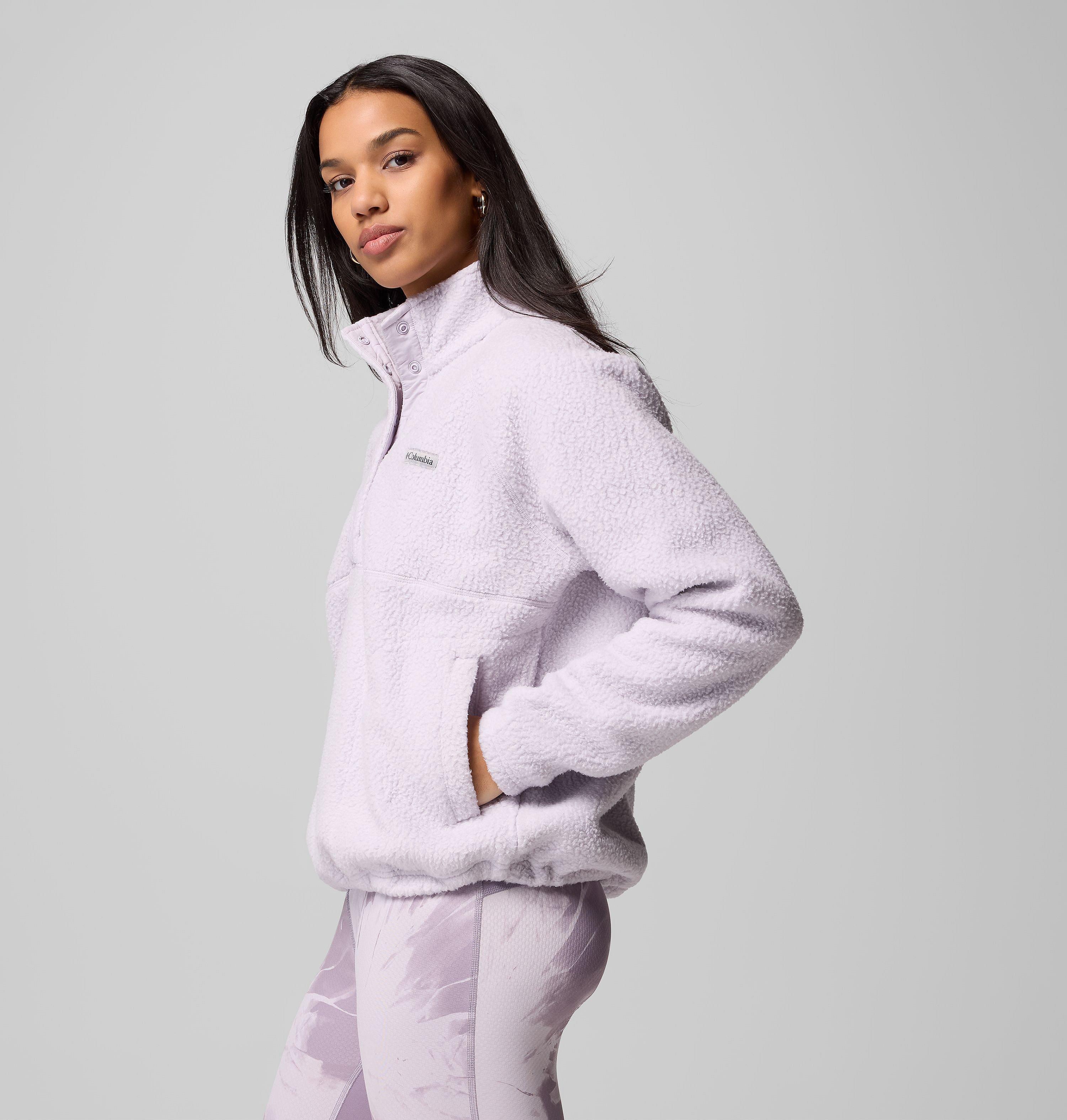 Women's Jasper Ridge Pebbled Fleece Half Snap 4