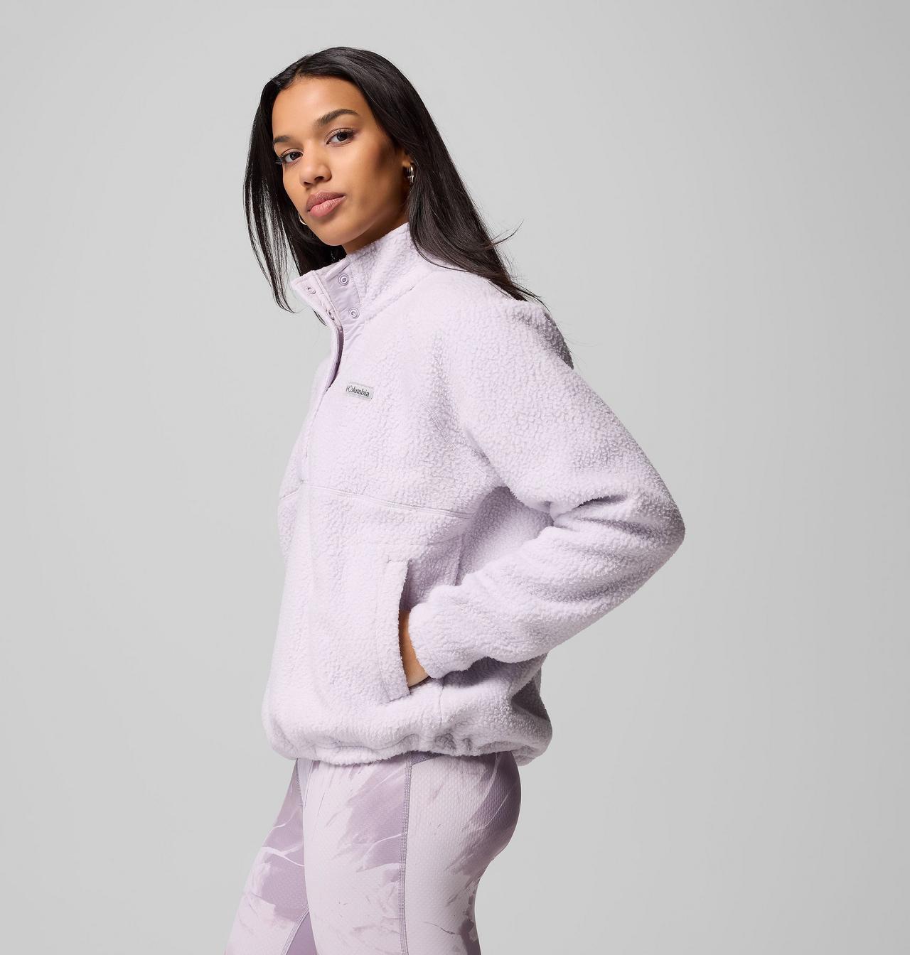 Women's Jasper Ridge Pebbled Fleece Half Snap | Columbia