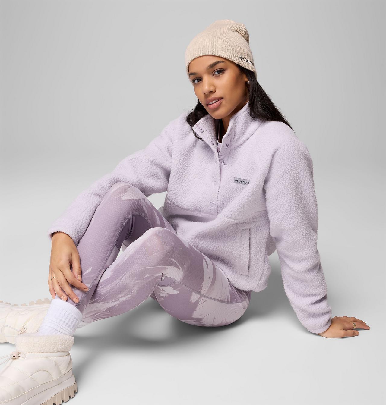 Women's Jasper Ridge Pebbled Fleece Half Snap | Columbia