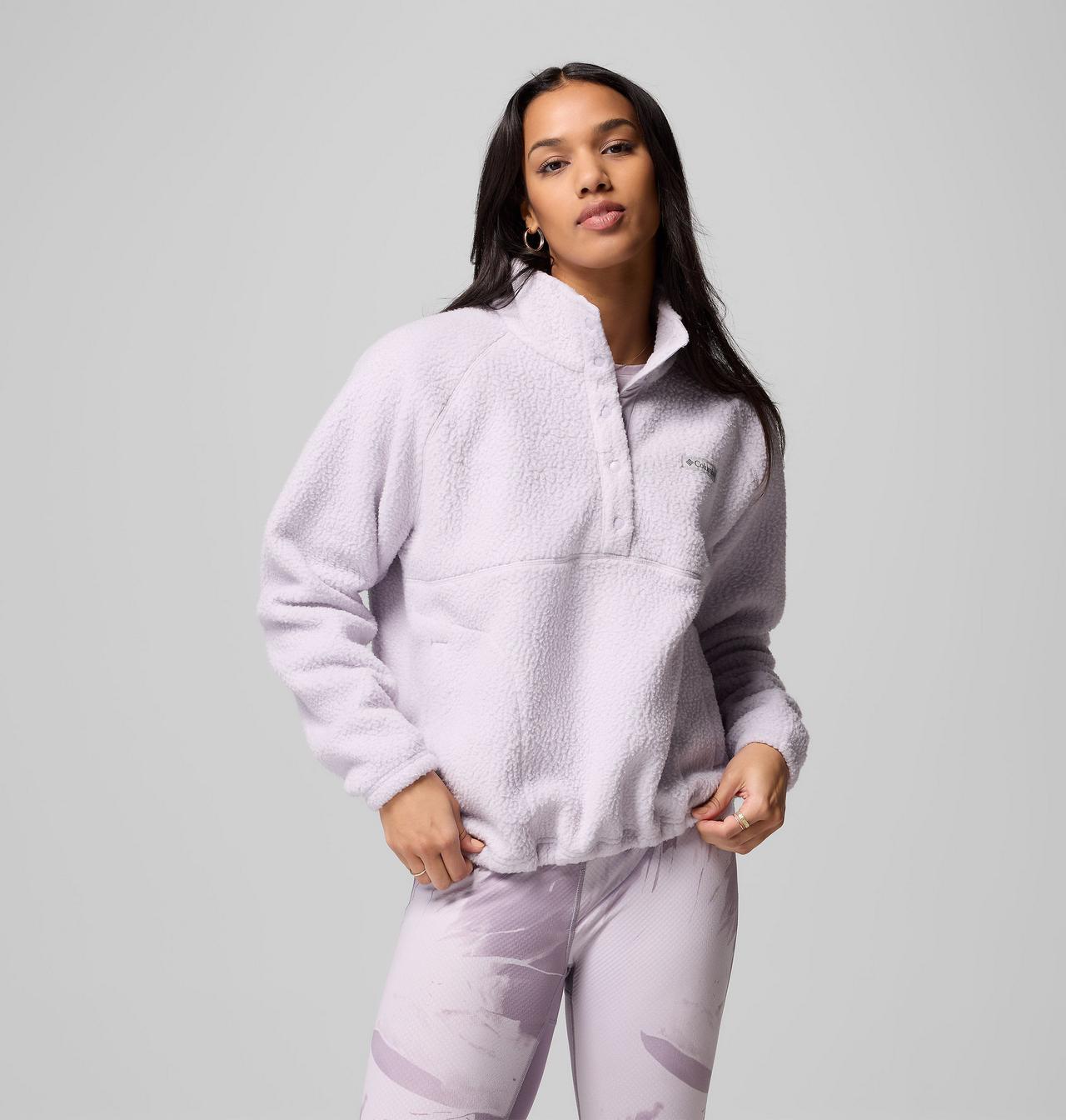 Women's Jasper Ridge Pebbled Fleece Half Snap | Columbia