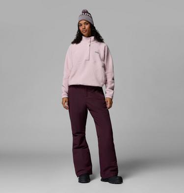 Women's Jasper Ridge Pebbled Fleece Half Snap, Color: Mineral Pink, Moonvista, image 6