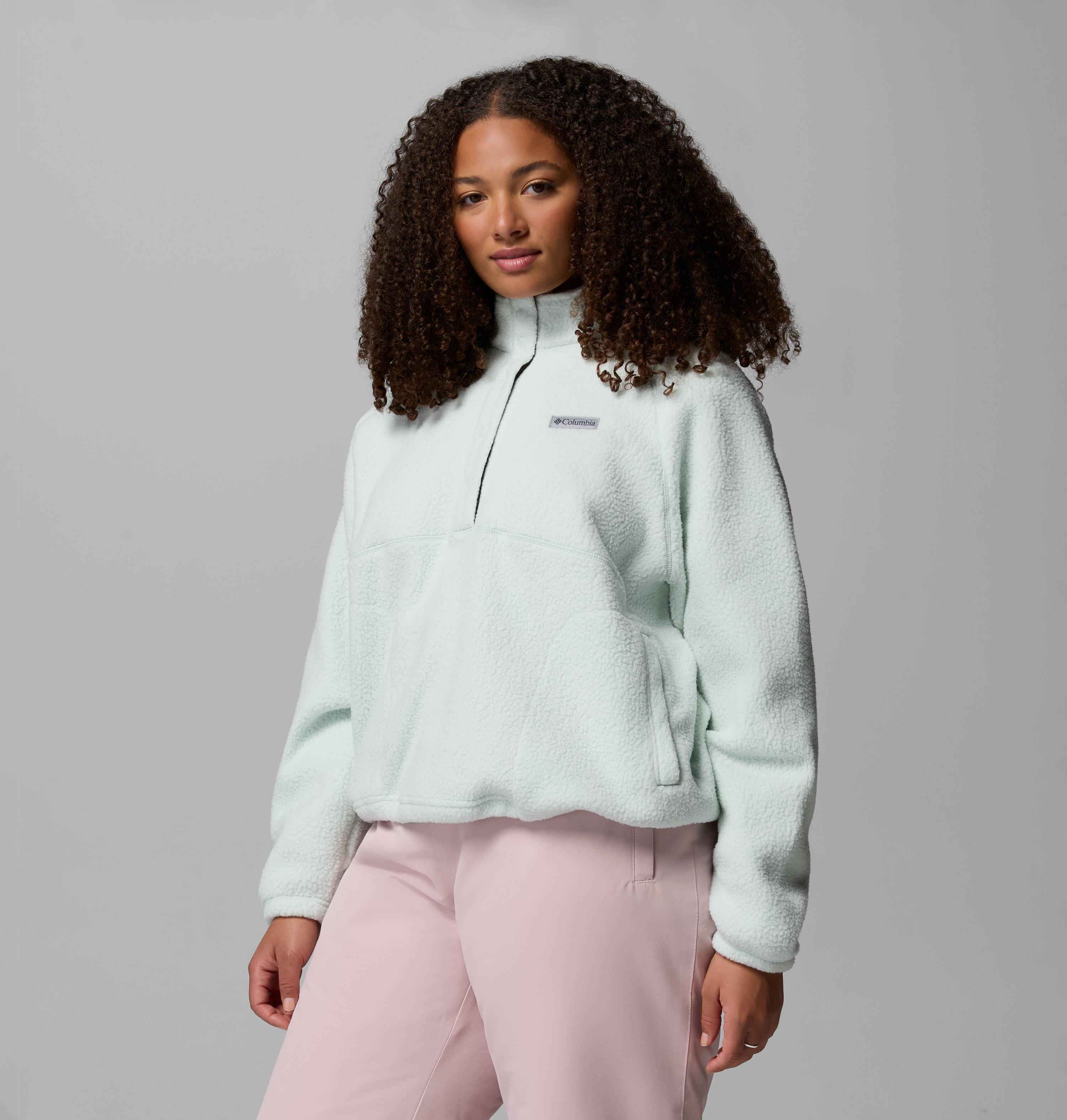 Women's Jasper Ridge Pebbled Fleece Half Snap - Plus Size | 309 | 1X 4