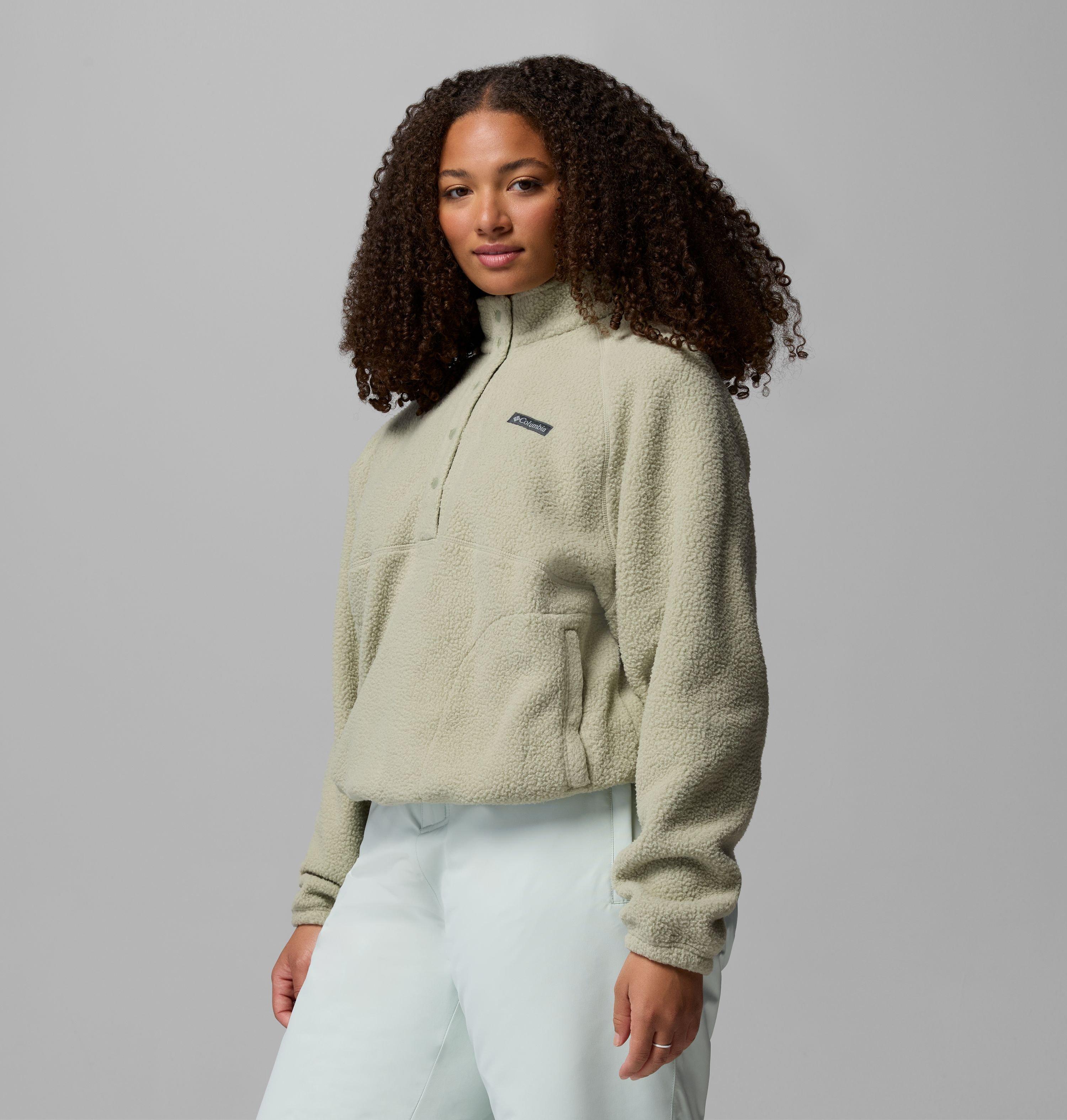 Women's Jasper Ridge Pebbled Fleece Half Snap - Plus Size | 348 | 1X 4