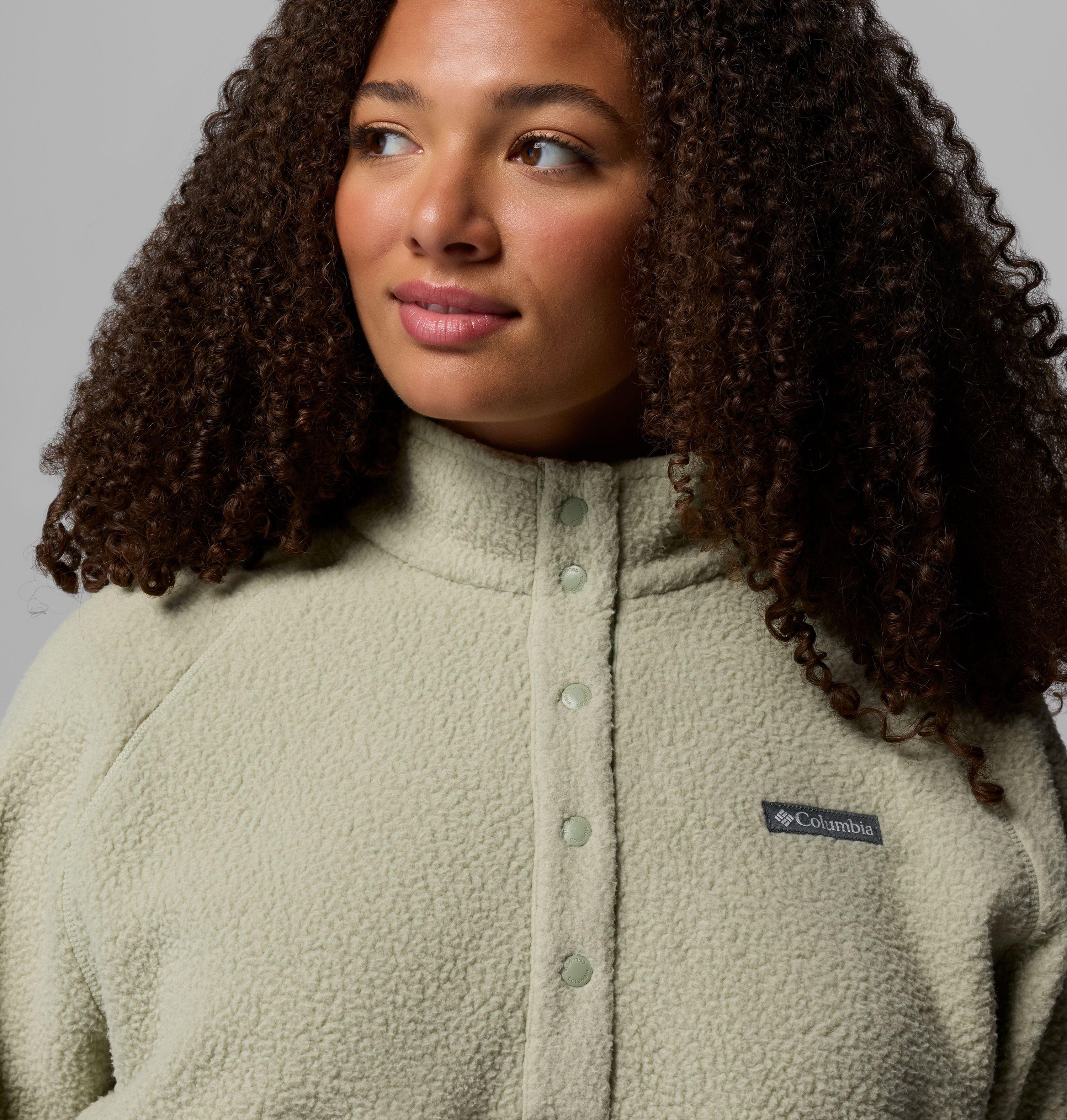 Women's Jasper Ridge Pebbled Fleece Half Snap - Plus Size | 348 | 1X 5