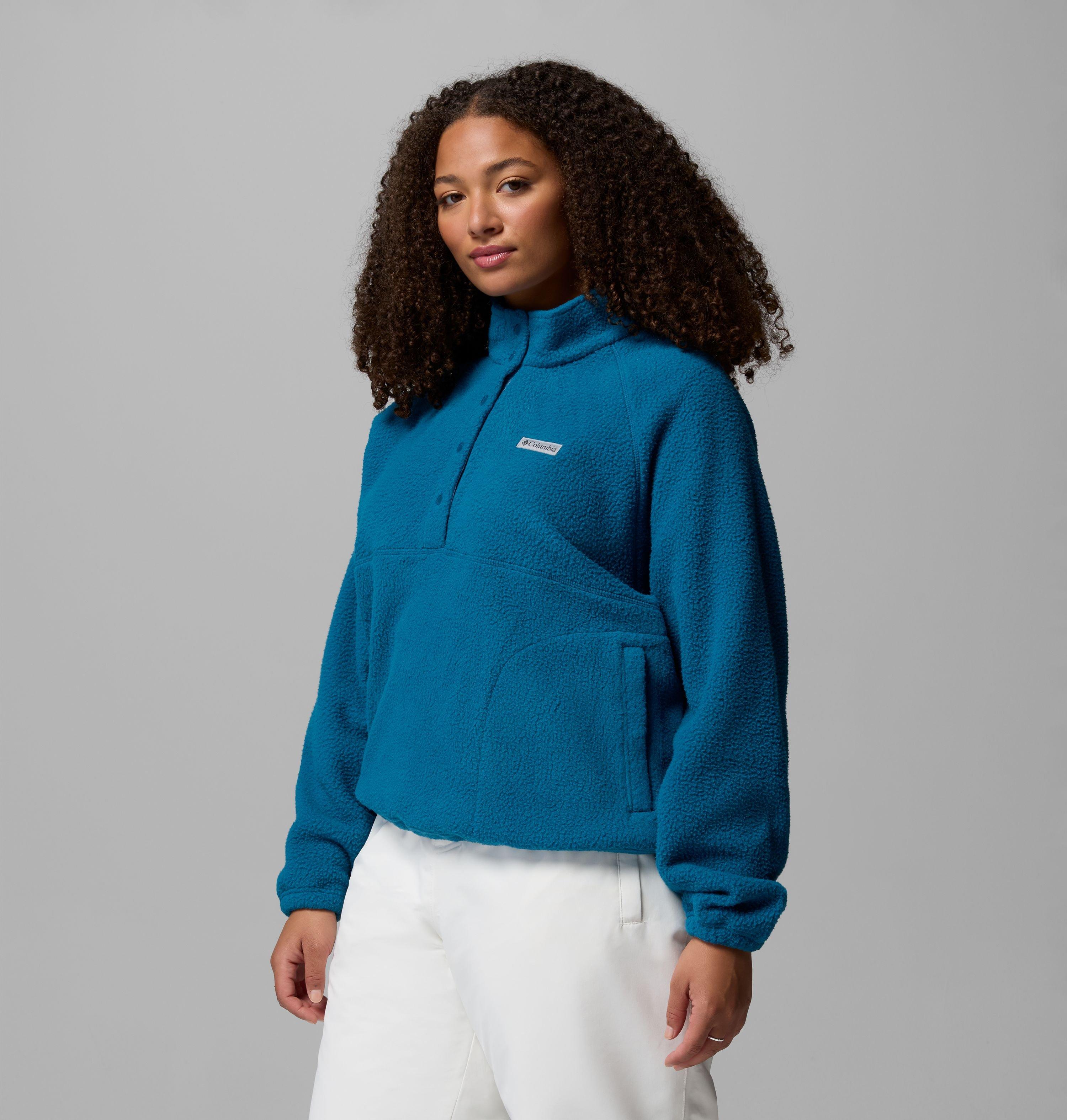 Women's Jasper Ridge Pebbled Fleece Half Snap - Plus Size | 442 | 1X 4