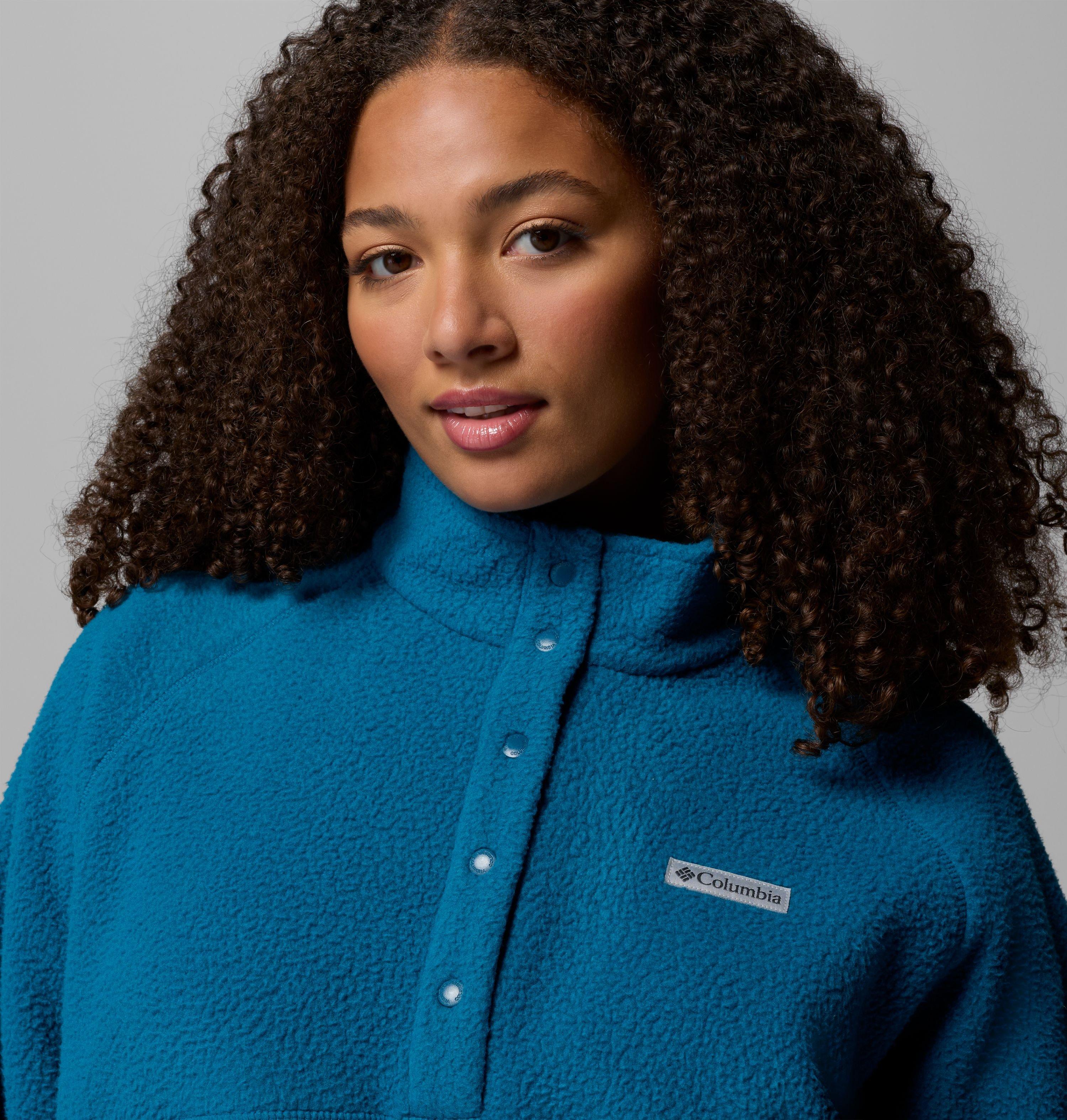 Women's Jasper Ridge Pebbled Fleece Half Snap - Plus Size | 442 | 1X 5