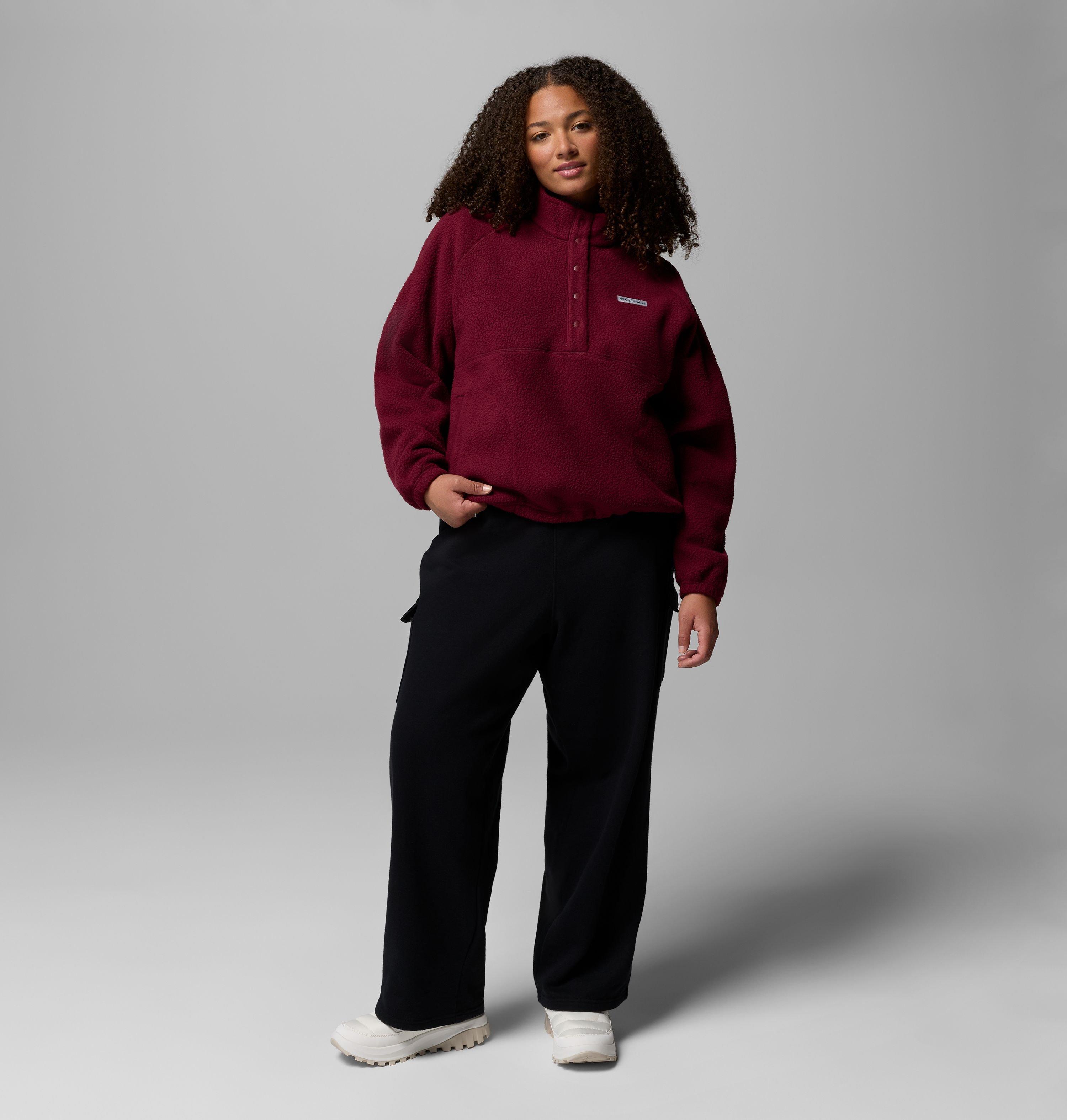 Women's Jasper Ridge Pebbled Fleece Half Snap - Plus Size 2