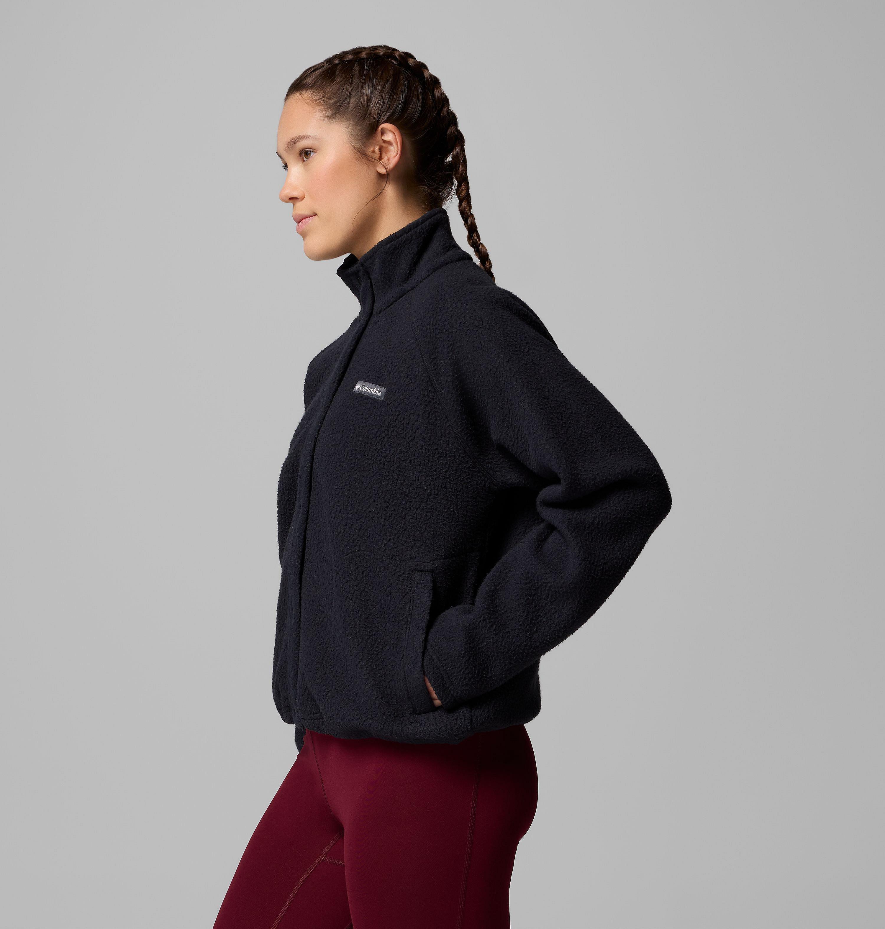 Women's Jasper Ridge Pebbled Fleece Full Snap | 010 | S 4