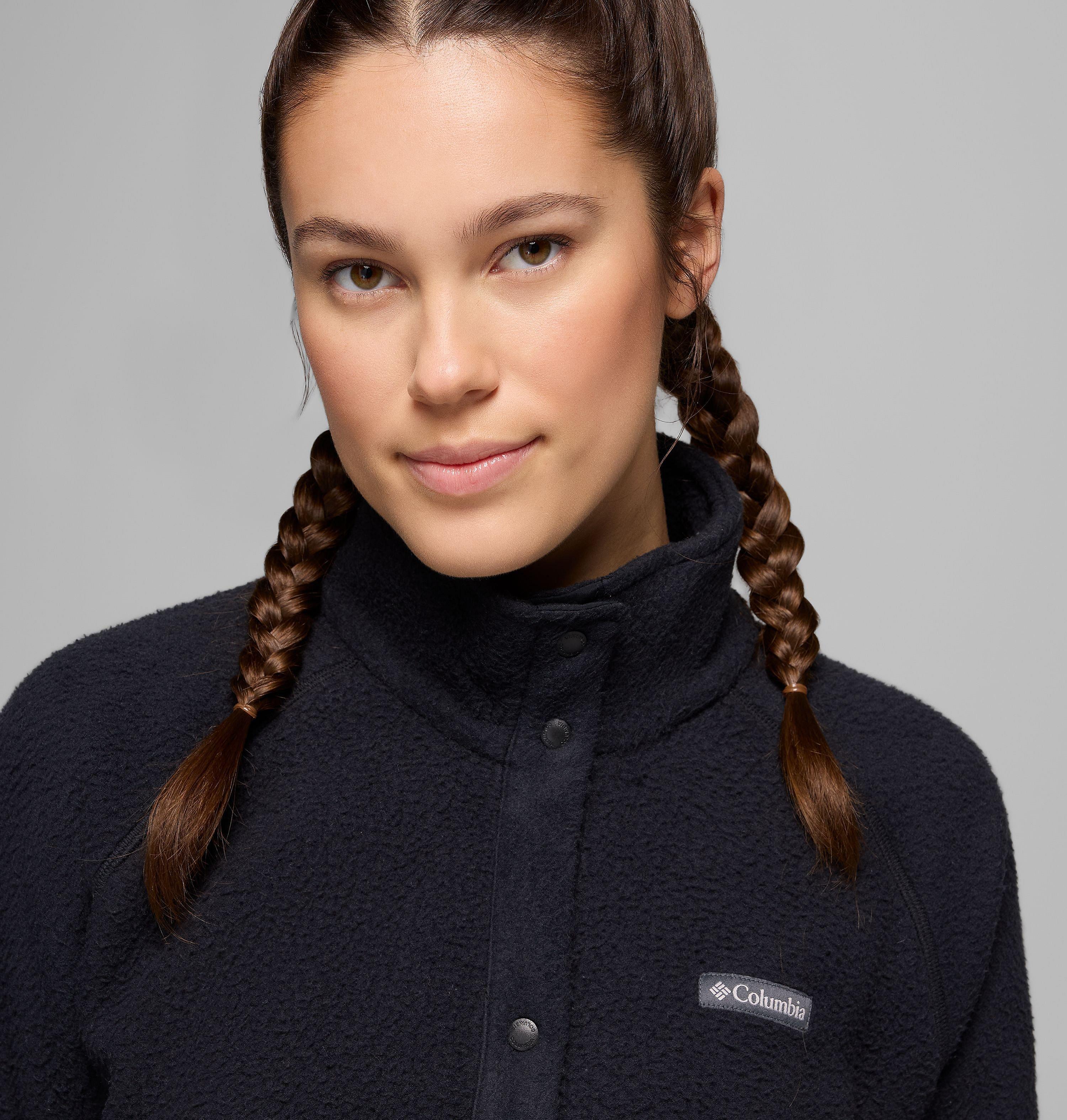 Women's Jasper Ridge Pebbled Fleece Full Snap | 010 | S 6