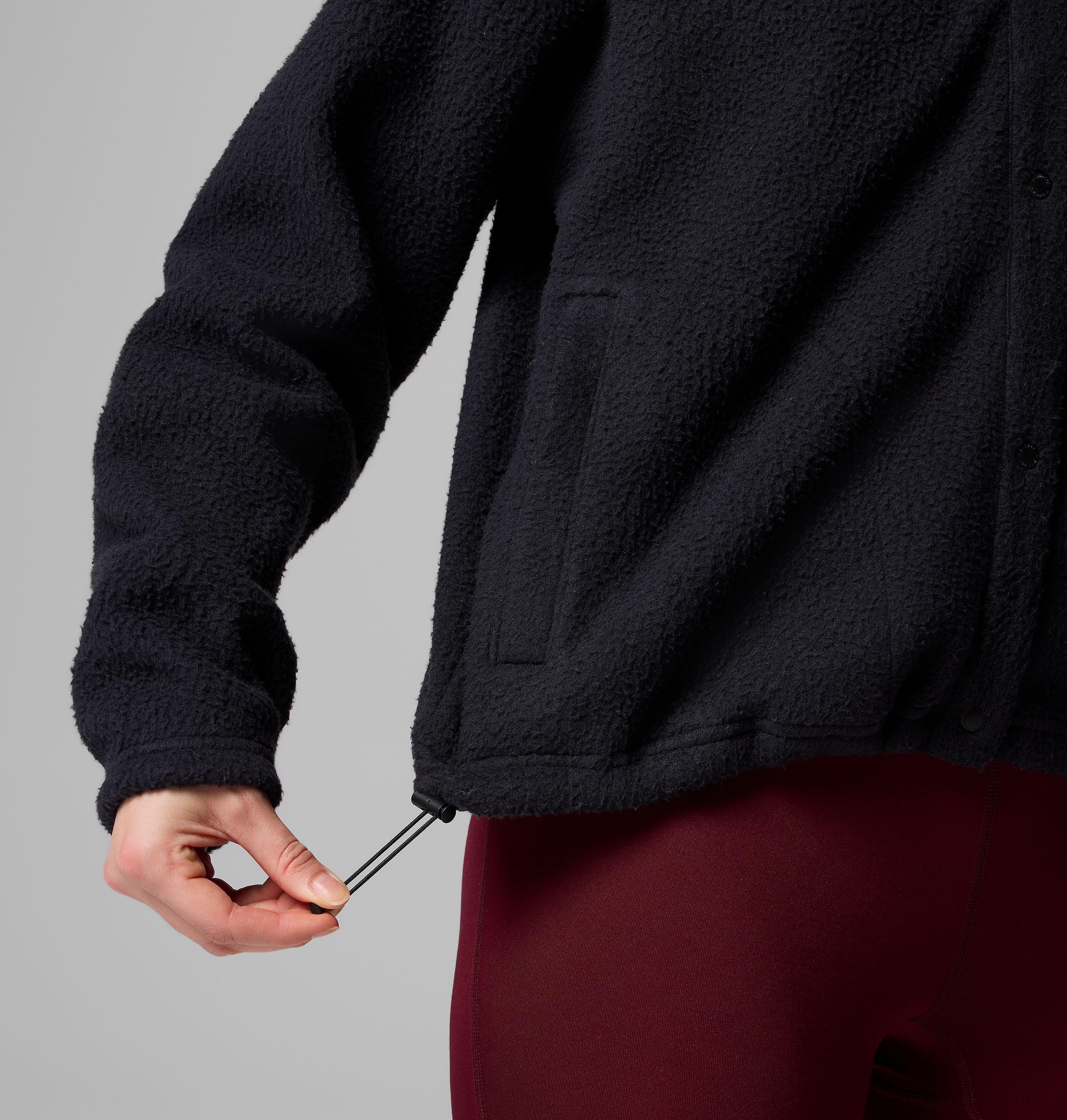 Women's Jasper Ridge Pebbled Fleece Full Snap | 010 | S 8