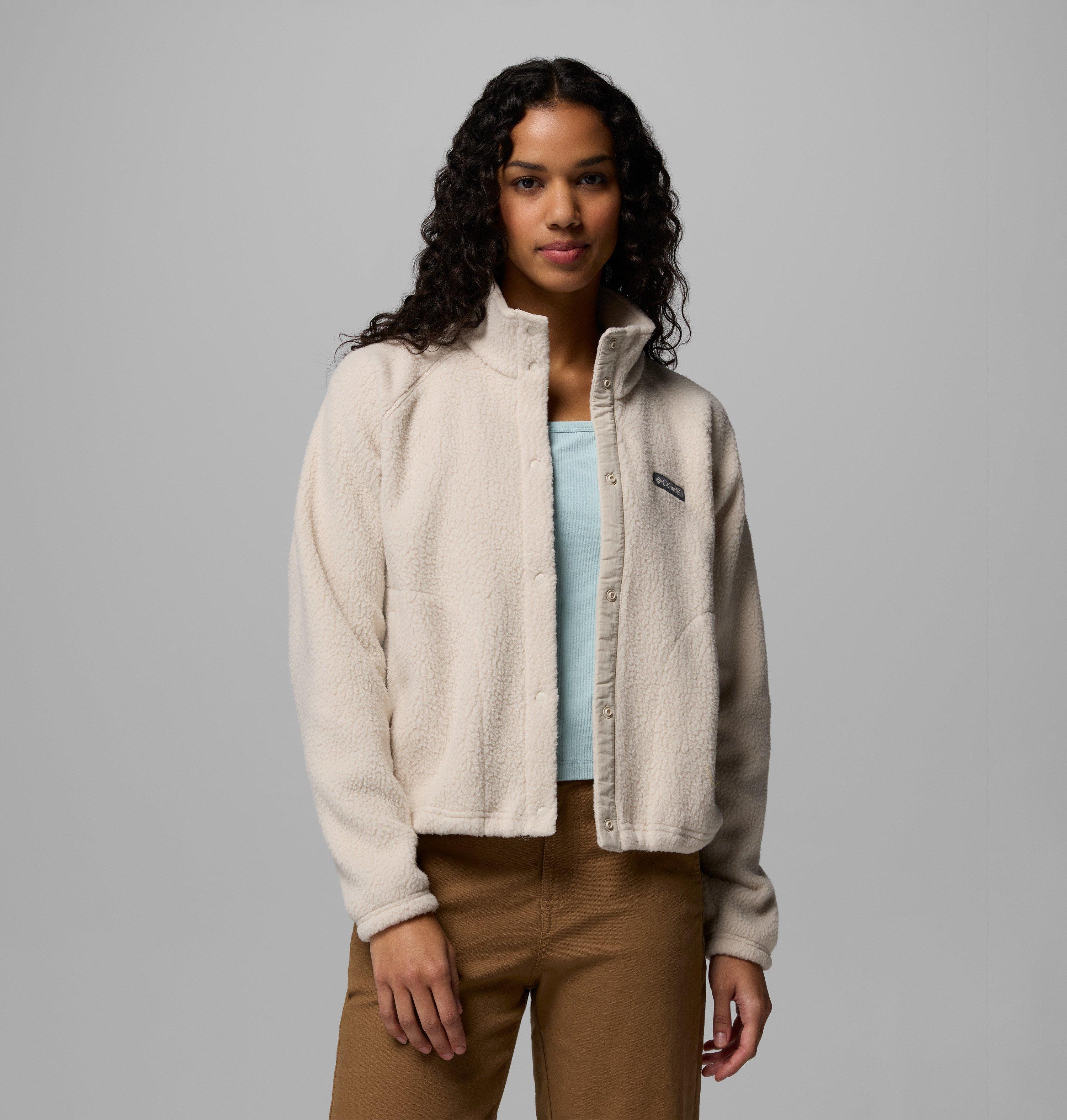 Women's Jasper Ridge Pebbled Fleece Full Snap 5